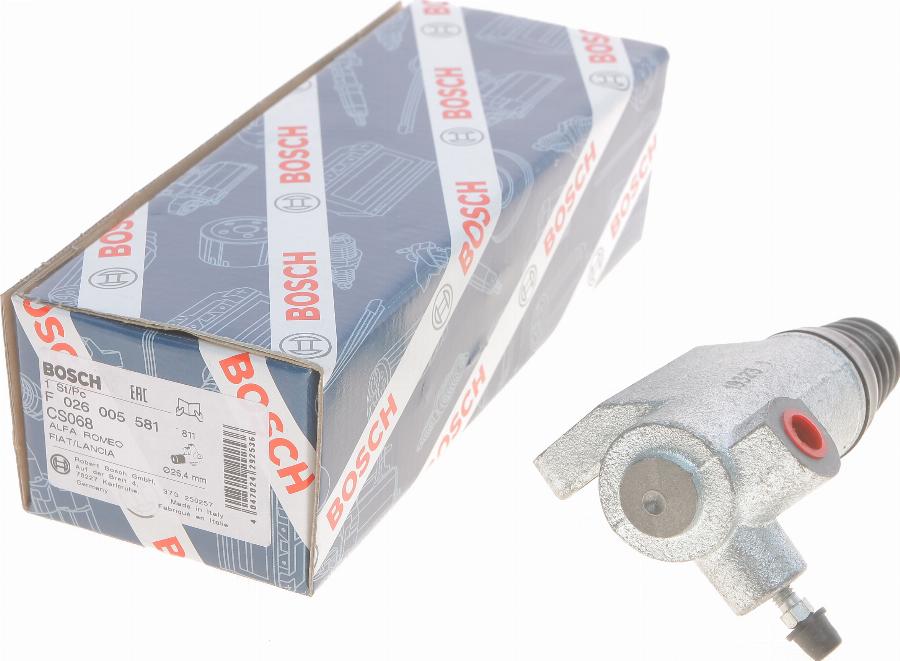 BOSCH F026005581 - Cylindre récepteur, embrayage cwaw.fr