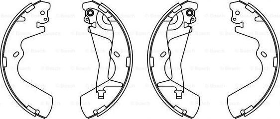 BOSCH F 026 008 013 - Jeu de mâchoires de frein cwaw.fr