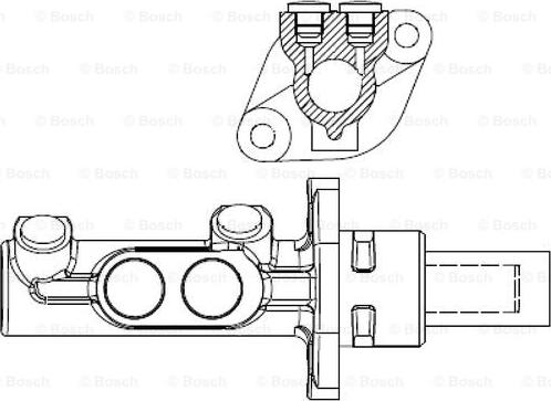 BOSCH F 026 003 943 - Maître-cylindre de frein cwaw.fr