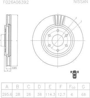 BOSCH F 026 A06 392 - Disque de frein cwaw.fr