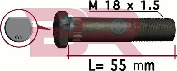 BOTTO RICAMBI BRD8346 - Boulon de roue cwaw.fr