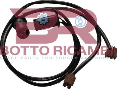 BOTTO RICAMBI BRFR8825 - Contact d'avertissement, usure des plaquettes de frein cwaw.fr