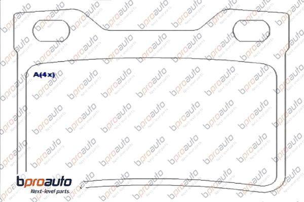 BPROAUTO 1BP30952AA - Kit de plaquettes de frein, frein à disque cwaw.fr