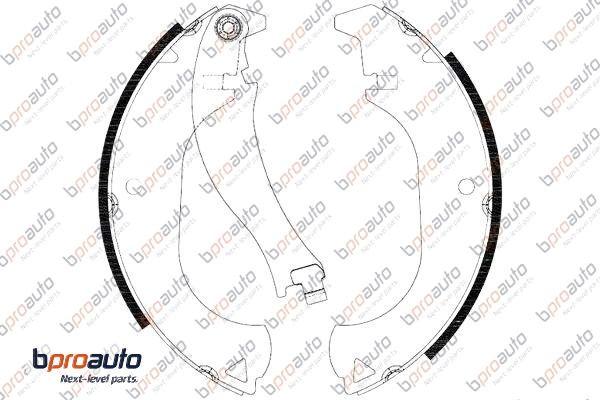 BPROAUTO 1BP31149AA - Jeu de mâchoires de frein cwaw.fr