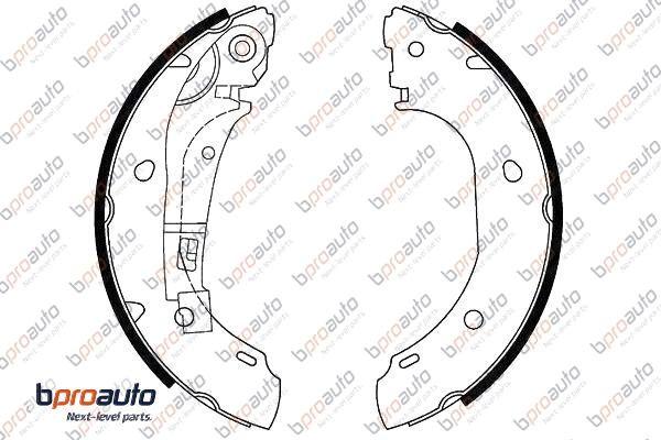 BPROAUTO 1BP31137AA - Jeu de mâchoires de frein cwaw.fr