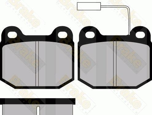 Brake Engineering PA937 - Kit de plaquettes de frein, frein à disque cwaw.fr