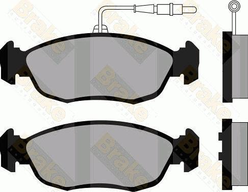 Brake Engineering PA975 - Kit de plaquettes de frein, frein à disque cwaw.fr