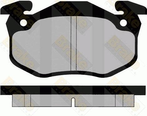 Brake Engineering PA977 - Kit de plaquettes de frein, frein à disque cwaw.fr