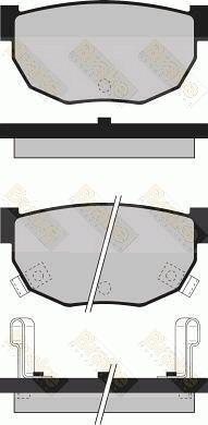 Brake Engineering PA499 - Kit de plaquettes de frein, frein à disque cwaw.fr