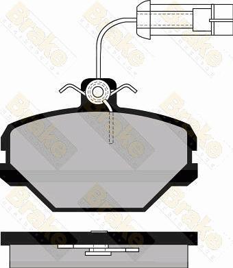 Brake Engineering PA495 - Kit de plaquettes de frein, frein à disque cwaw.fr