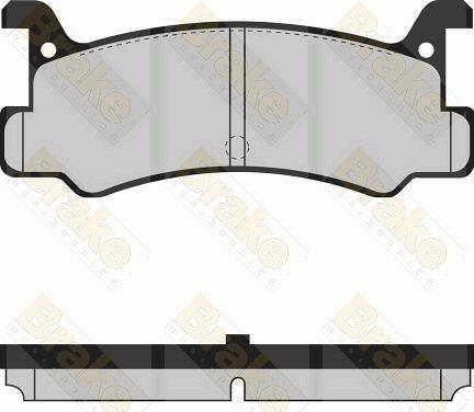 Brake Engineering PA460 - Kit de plaquettes de frein, frein à disque cwaw.fr