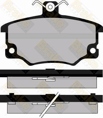 Spidan 0.080170 - Kit de plaquettes de frein, frein à disque cwaw.fr