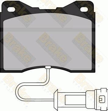 Brake Engineering PA485 - Kit de plaquettes de frein, frein à disque cwaw.fr