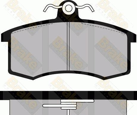 Brake Engineering PA481 - Kit de plaquettes de frein, frein à disque cwaw.fr