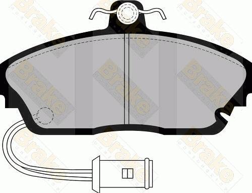 Brake Engineering PA488 - Kit de plaquettes de frein, frein à disque cwaw.fr