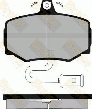 Spidan 31411 - Kit de plaquettes de frein, frein à disque cwaw.fr