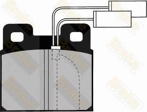 Brake Engineering PA431 - Kit de plaquettes de frein, frein à disque cwaw.fr