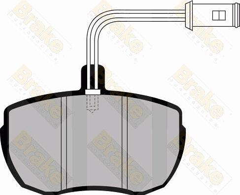 Brake Engineering PA422 - Kit de plaquettes de frein, frein à disque cwaw.fr