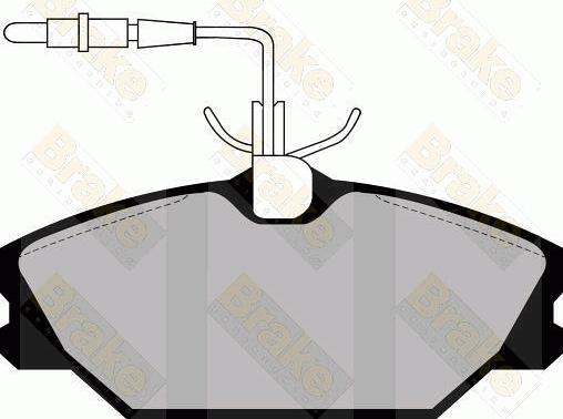 Brake Engineering PA475 - Kit de plaquettes de frein, frein à disque cwaw.fr