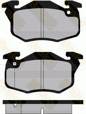 Brake Engineering PA592 - Kit de plaquettes de frein, frein à disque cwaw.fr