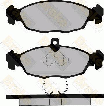 Brake Engineering PA597 - Kit de plaquettes de frein, frein à disque cwaw.fr