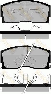 Brake Engineering PA546 - Kit de plaquettes de frein, frein à disque cwaw.fr