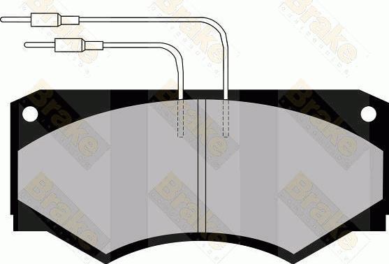 Brake Engineering PA509 - Kit de plaquettes de frein, frein à disque cwaw.fr