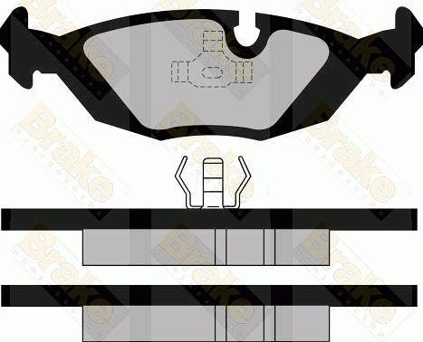 Brake Engineering PA501 - Kit de plaquettes de frein, frein à disque cwaw.fr