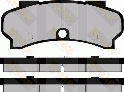 Spidan 31001 - Kit de plaquettes de frein, frein à disque cwaw.fr