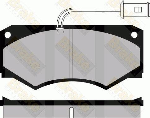 Brake Engineering PA510 - Kit de plaquettes de frein, frein à disque cwaw.fr