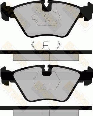 Brake Engineering PA600 - Kit de plaquettes de frein, frein à disque cwaw.fr