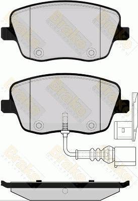 FTE 9001275 - Kit de plaquettes de frein, frein à disque cwaw.fr