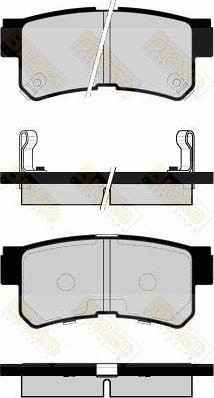 Brake Engineering PA1494 - Kit de plaquettes de frein, frein à disque cwaw.fr