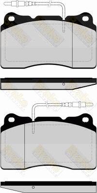 Brake Engineering PA1491 - Kit de plaquettes de frein, frein à disque cwaw.fr