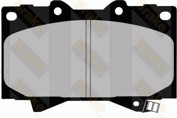 Brake Engineering PA1409 - Kit de plaquettes de frein, frein à disque cwaw.fr