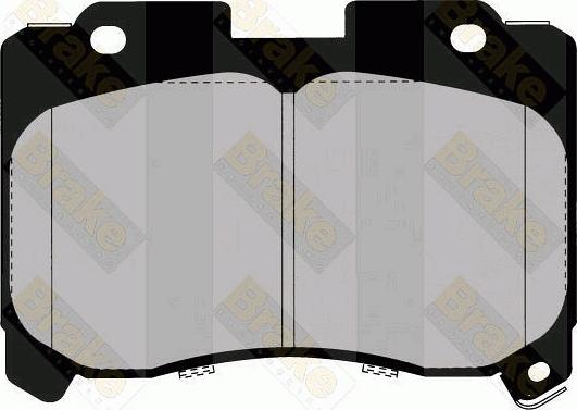 Brake Engineering PA1406 - Kit de plaquettes de frein, frein à disque cwaw.fr