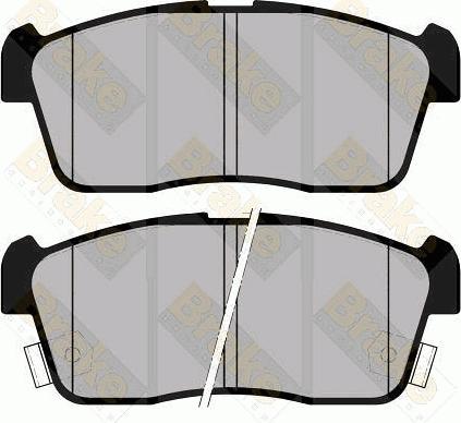 Brake Engineering PA1400 - Kit de plaquettes de frein, frein à disque cwaw.fr