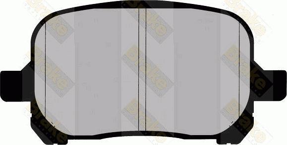 Brake Engineering PA1403 - Kit de plaquettes de frein, frein à disque cwaw.fr