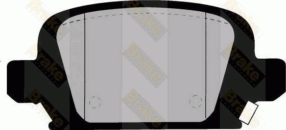 Brake Engineering PA1416 - Kit de plaquettes de frein, frein à disque cwaw.fr