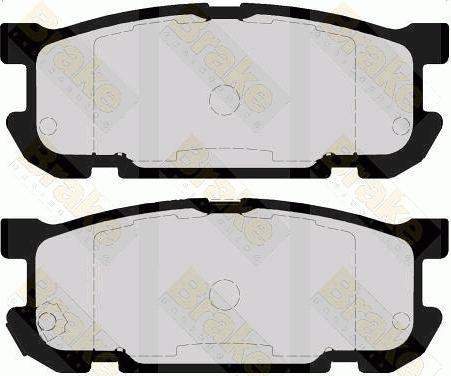 Brake Engineering PA1487 - Kit de plaquettes de frein, frein à disque cwaw.fr