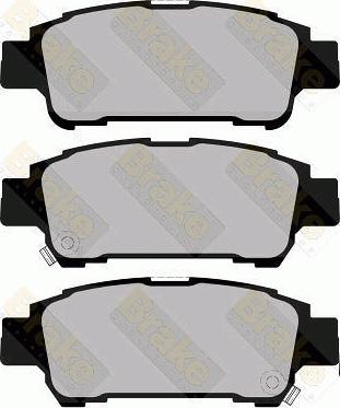 Brake Engineering PA1437 - Kit de plaquettes de frein, frein à disque cwaw.fr