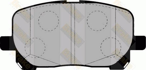 Brake Engineering PA1422 - Kit de plaquettes de frein, frein à disque cwaw.fr