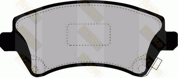 Brake Engineering PA1478 - Kit de plaquettes de frein, frein à disque cwaw.fr