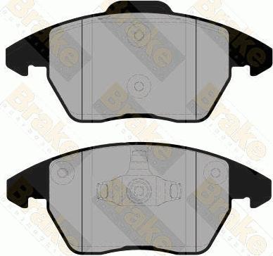 Brake Engineering PA1595 - Kit de plaquettes de frein, frein à disque cwaw.fr