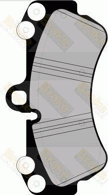 Brake Engineering PA1548 - Kit de plaquettes de frein, frein à disque cwaw.fr