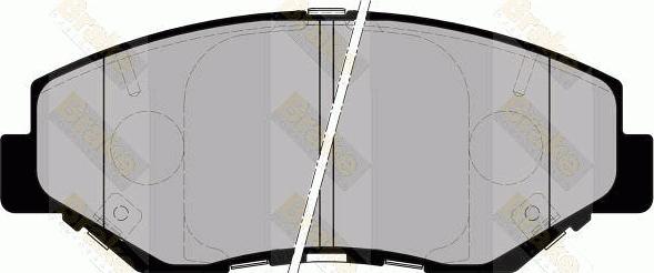 Brake Engineering PA1564 - Kit de plaquettes de frein, frein à disque cwaw.fr