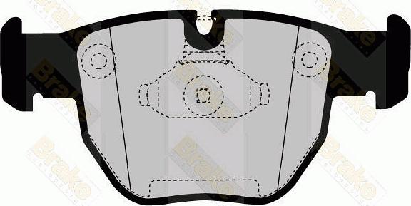 Brake Engineering PA1566 - Kit de plaquettes de frein, frein à disque cwaw.fr