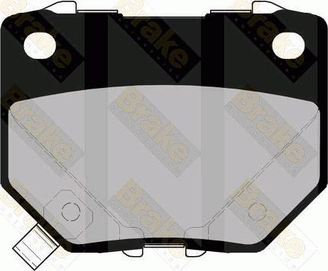 Brake Engineering PA1514 - Kit de plaquettes de frein, frein à disque cwaw.fr