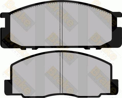 Brake Engineering PA1527 - Kit de plaquettes de frein, frein à disque cwaw.fr