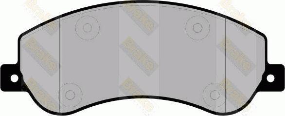 Brake Engineering PA1698 - Kit de plaquettes de frein, frein à disque cwaw.fr